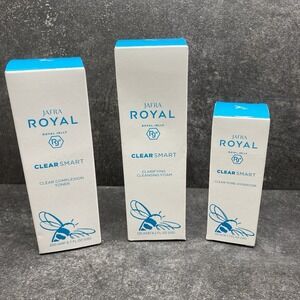 Jafra Royal Clear Smart Bundle 3pcs Toner Cleansing Foam Hydrator